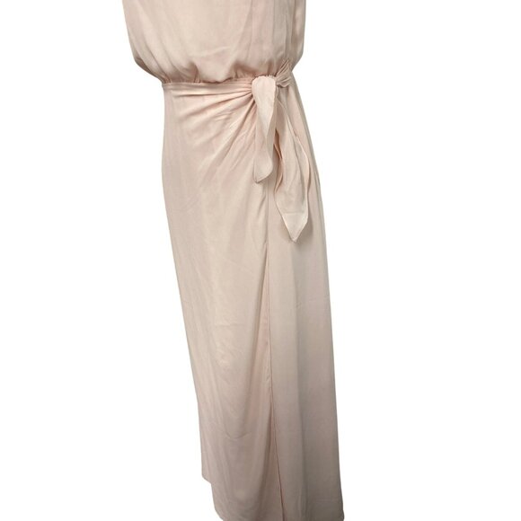 Wayf Womens One-Shoulder Dress S Blush Pink - Picture 3 of 9